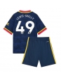 Otroške Nogometnih dresov Arsenal Myles Lewis-Skelly #49 Gostujoči 2026-27 Kratki rokavi (+ hlače)